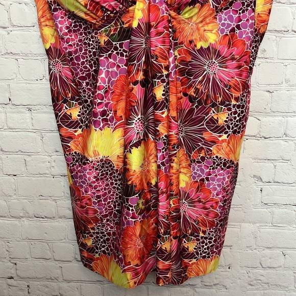 Simply Fit One Piece Floral Print Swim Dress - Picture 3 of 12